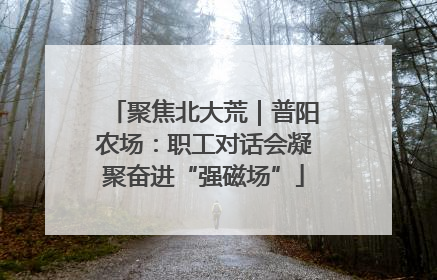 聚焦北大荒｜普阳农场：职工对话会凝聚奋进“强磁场”