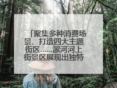聚集多种消费场景、打造四大主题街区……漯河河上街景区展现出独特“夜”活力