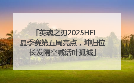 英魂之刃2025HEL夏季赛第五周亮点，坤归位长发隔空喊话叶孤城