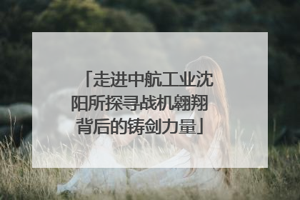 走进中航工业沈阳所探寻战机翱翔背后的铸剑力量