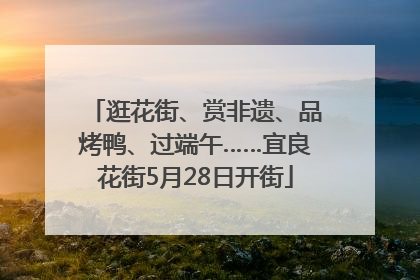 逛花街、赏非遗、品烤鸭、过端午……宜良花街5月28日开街