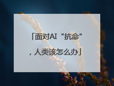 面对AI“抗命”，人类该怎么办