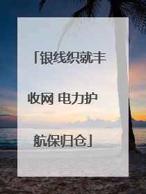 银线织就丰收网 电力护航保归仓
