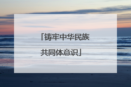 铸牢中华民族共同体意识