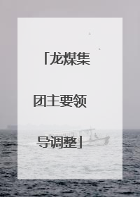 龙煤集团主要领导调整