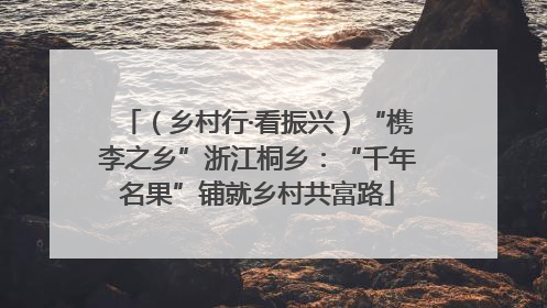 （乡村行·看振兴）“槜李之乡”浙江桐乡：“千年名果”铺就乡村共富路