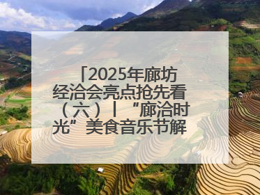 2025年廊坊经洽会亮点抢先看（六）丨“廊洽时光”美食音乐节解锁潮酷打卡方式