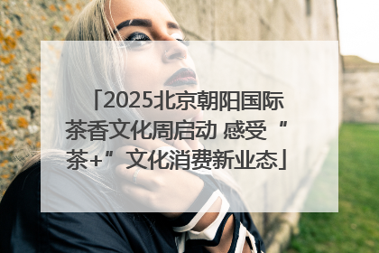 2025北京朝阳国际茶香文化周启动 感受“茶+”文化消费新业态