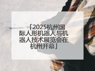 2025杭州国际人形机器人与机器人技术展览会在杭州开幕
